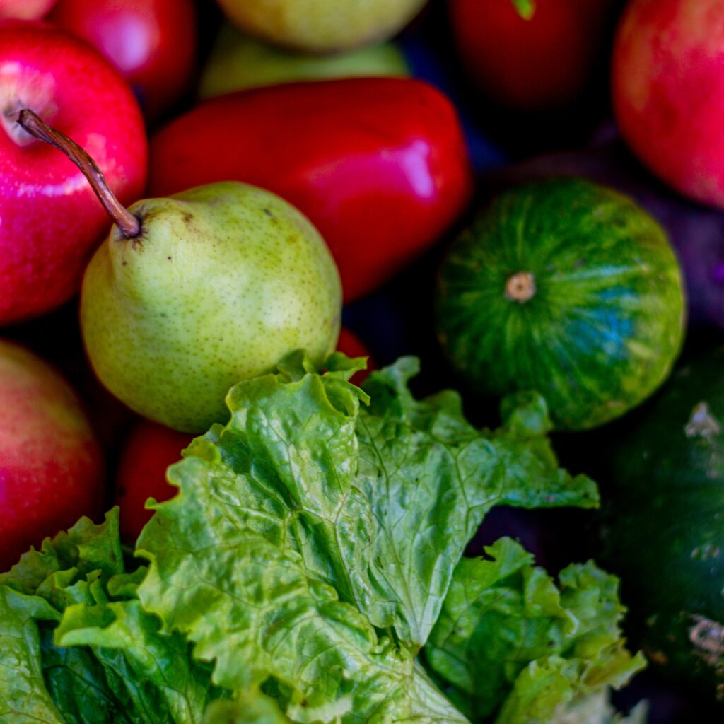 Fresh food close up